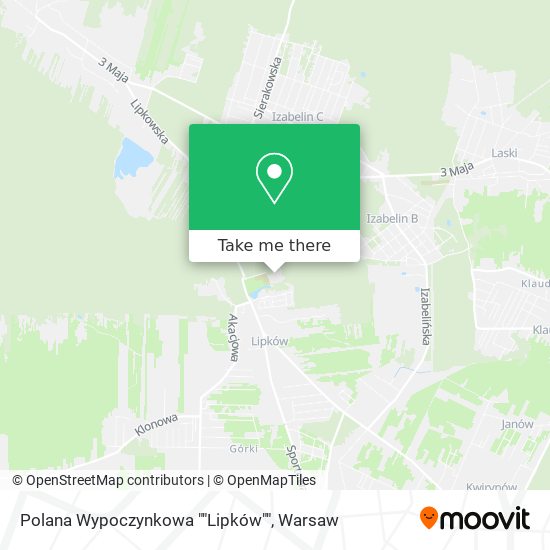 Polana Wypoczynkowa ""Lipków"" map