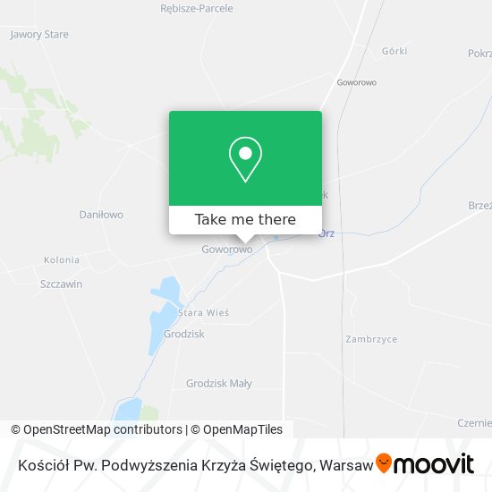 Kościół Pw. Podwyższenia Krzyża Świętego map