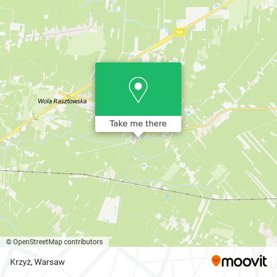 Krzyż map