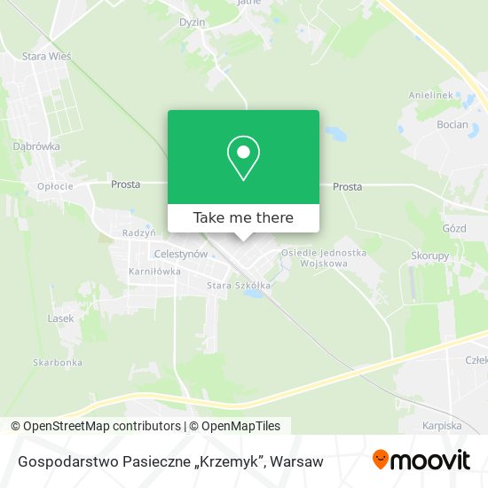 Gospodarstwo Pasieczne „Krzemyk” map