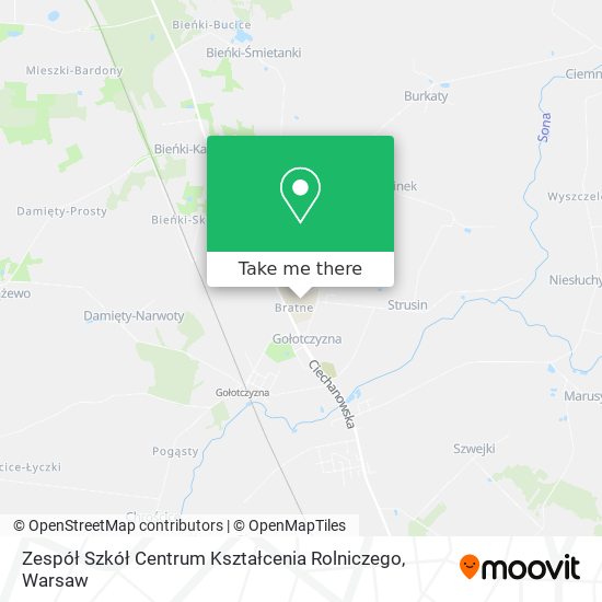 Zespół Szkół Centrum Kształcenia Rolniczego map