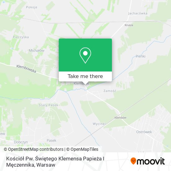 Kościół Pw. Świętego Klemensa Papieża I Męczennika map