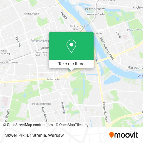 Карта Skwer Płk. Dr Strehla