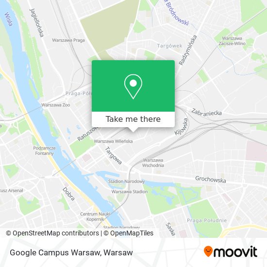 Карта Google Campus Warsaw