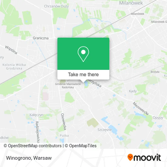 Winogrono map