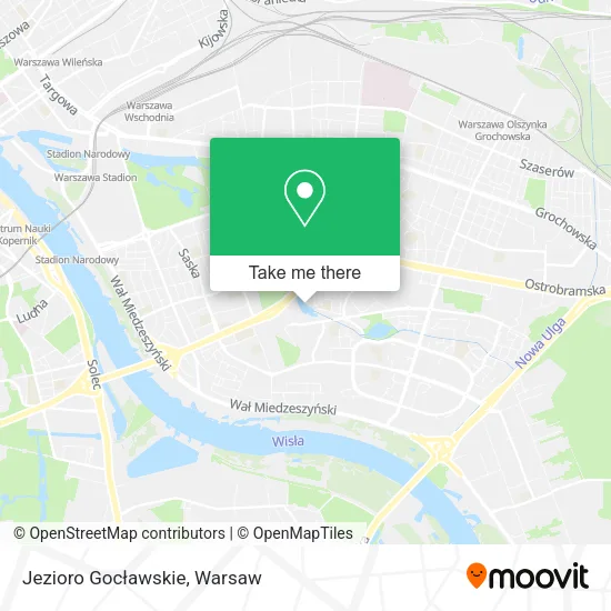 Jezioro Gocławskie map