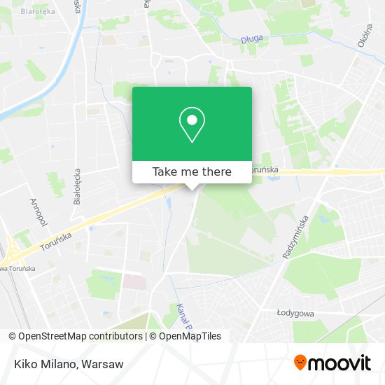 Kiko Milano map