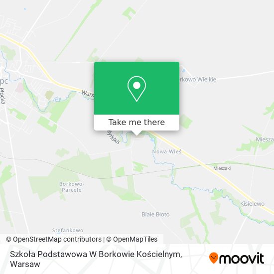 Szkoła Podstawowa W Borkowie Kościelnym map