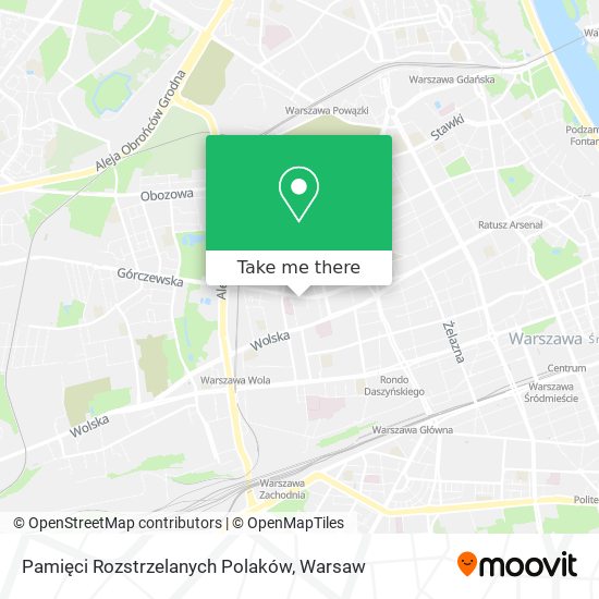 Pamięci Rozstrzelanych Polaków map