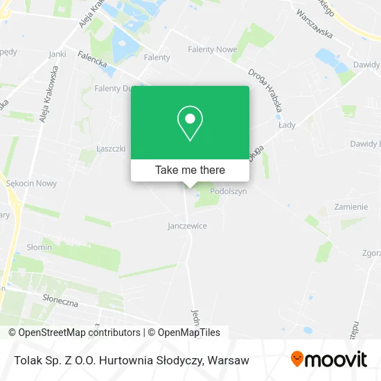Tolak Sp. Z O.O. Hurtownia Słodyczy map
