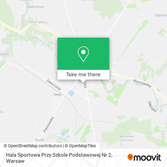 Hala Sportowa Przy Szkole Podstawowej Nr 2 map