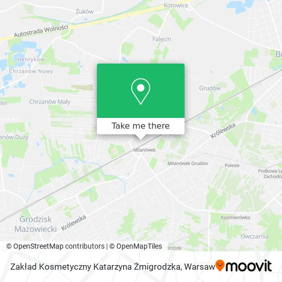 Zakład Kosmetyczny Katarzyna Żmigrodzka map