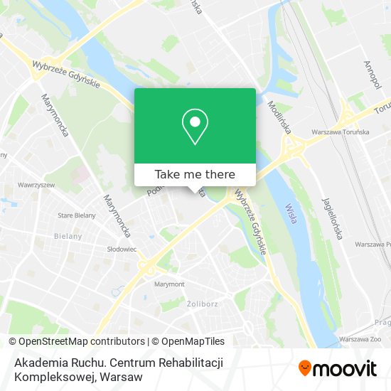 Akademia Ruchu. Centrum Rehabilitacji Kompleksowej map