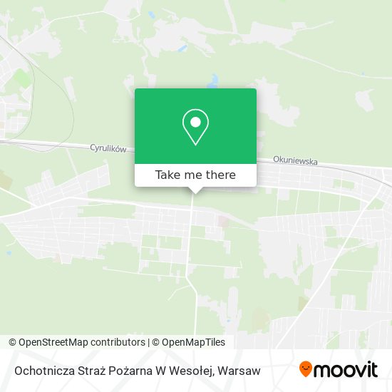 Ochotnicza Straż Pożarna W Wesołej map