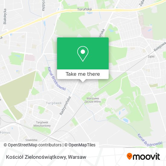 Kościół Zielonoświątkowy map