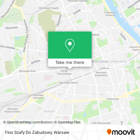 Fino Szafy Do Zabudowy map