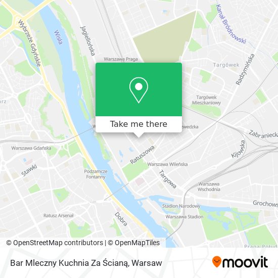 Bar Mleczny Kuchnia Za Ścianą map