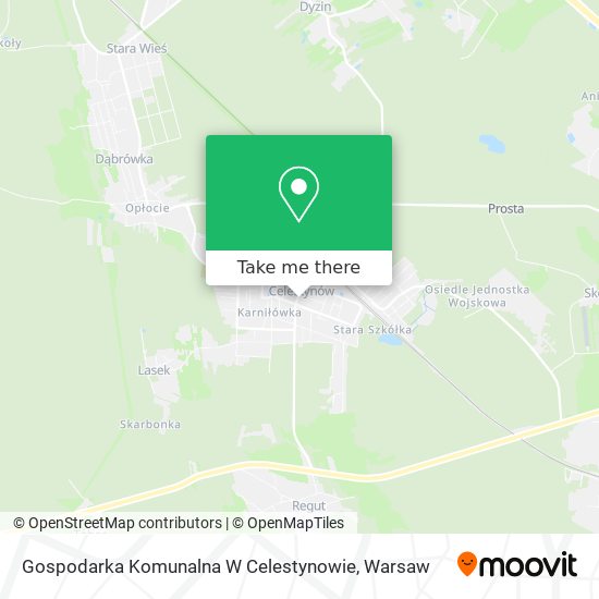 Gospodarka Komunalna W Celestynowie map