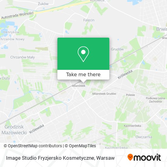 Карта Image Studio Fryzjersko Kosmetyczne