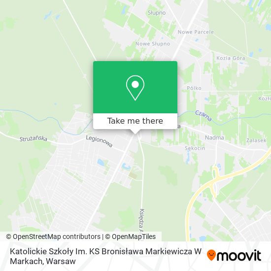 Katolickie Szkoły Im. KS Bronisława Markiewicza W Markach map