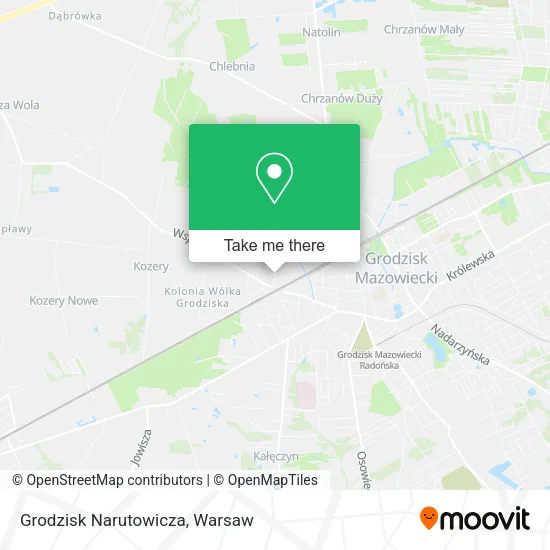 Карта Grodzisk Narutowicza