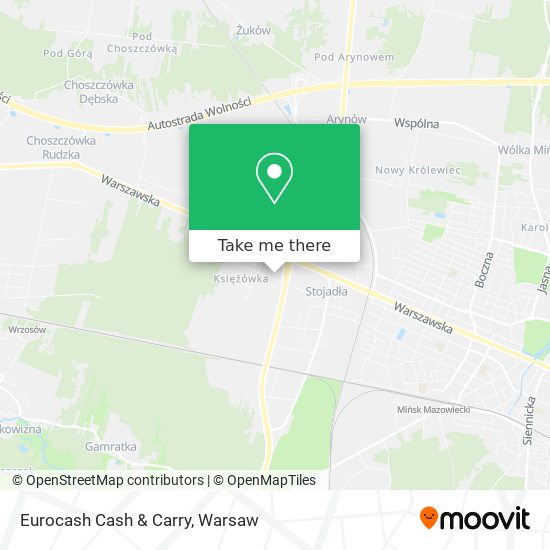 Eurocash Cash & Carry map