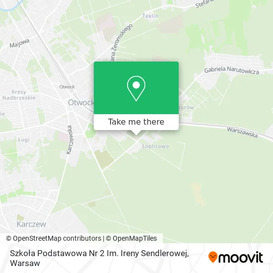 Карта Szkoła Podstawowa Nr 2 Im. Ireny Sendlerowej