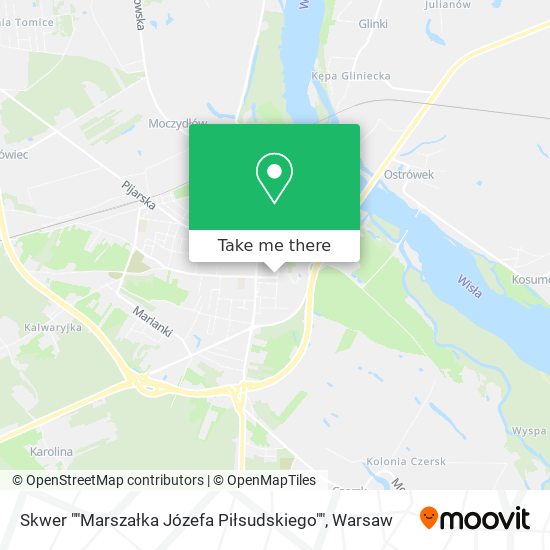 Skwer ""Marszałka Józefa Piłsudskiego"" map