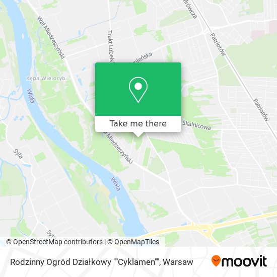 Rodzinny Ogród Działkowy ""Cyklamen"" map