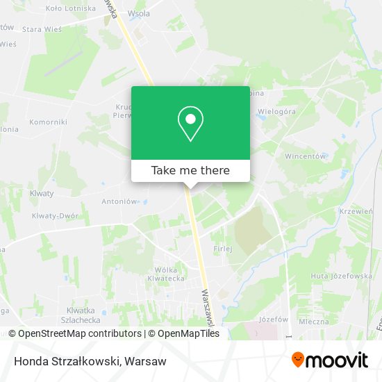 Honda Strzałkowski map