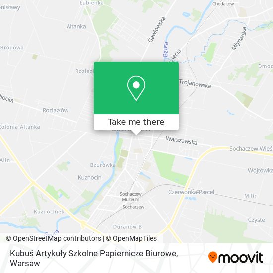 Kubuś Artykuły Szkolne Papiernicze Biurowe map