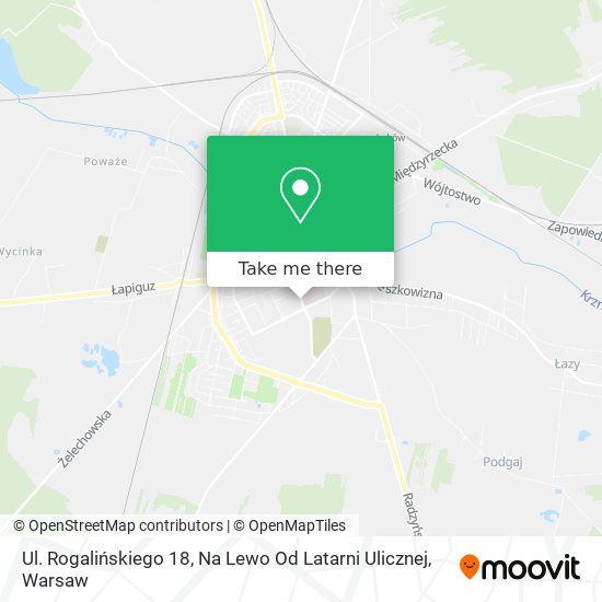 Ul. Rogalińskiego 18, Na Lewo Od Latarni Ulicznej map