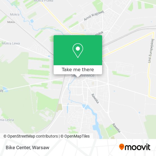 Bike Center map