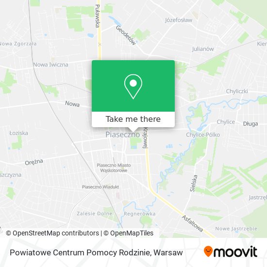 Powiatowe Centrum Pomocy Rodzinie map