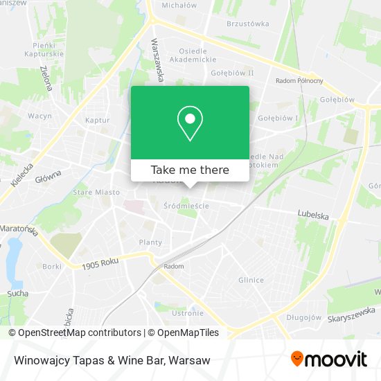 Winowajcy Tapas & Wine Bar map