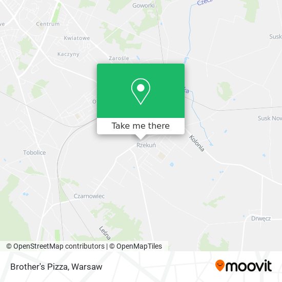 Brother's Pizza map