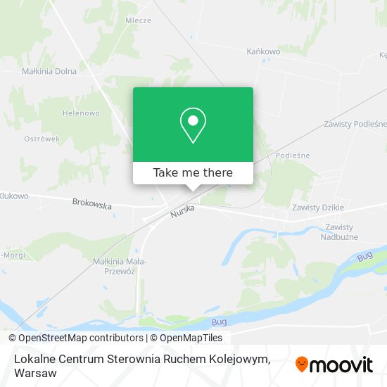 Lokalne Centrum Sterownia Ruchem Kolejowym map