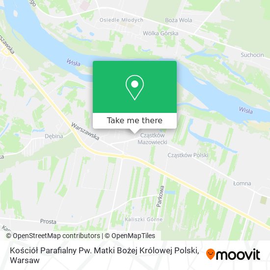 Kościół Parafialny Pw. Matki Bożej Królowej Polski map