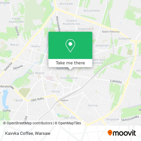 Kavvka Coffee map