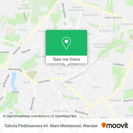 Szkoła Podstawowa Im. Marii Montessori map