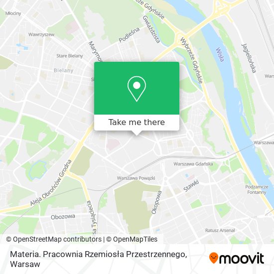 Materia. Pracownia Rzemiosła Przestrzennego map