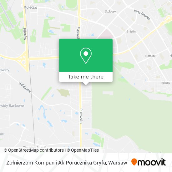 Żołnierzom Kompanii Ak Porucznika Gryfa map