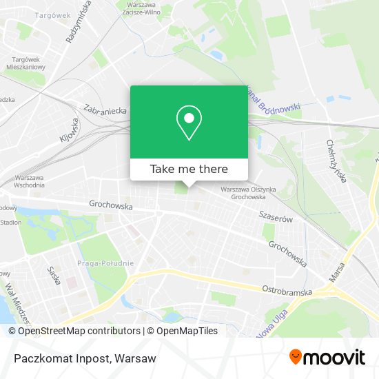 Paczkomat Inpost map