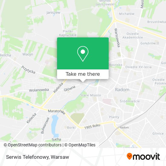 Serwis Telefonowy map