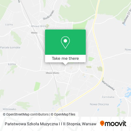 Państwowa Szkoła Muzyczna I I II Stopnia map