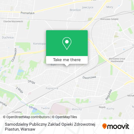 Samodzielny Publiczny Zakład Opieki Zdrowotnej Piastun map