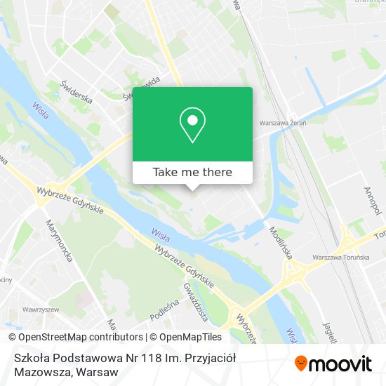 Szkoła Podstawowa Nr 118 Im. Przyjaciół Mazowsza map