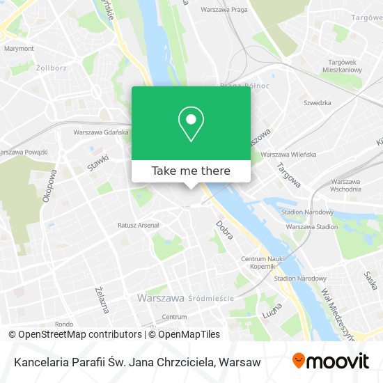 Kancelaria Parafii Św. Jana Chrzciciela map