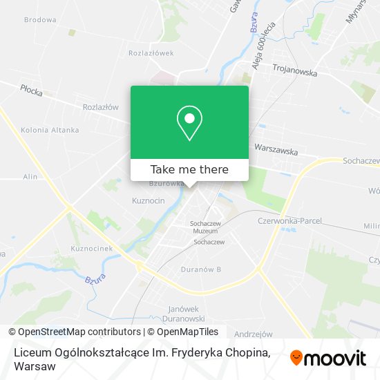 Liceum Ogólnokształcące Im. Fryderyka Chopina map