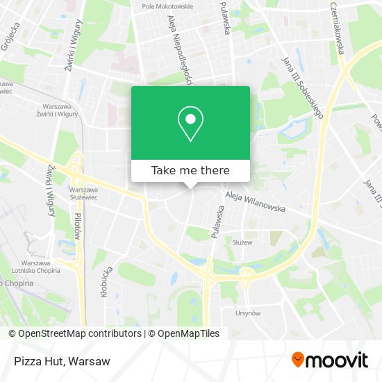 Pizza Hut map